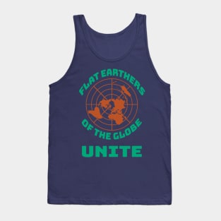 Flat Earthers of the Globe Tank Top